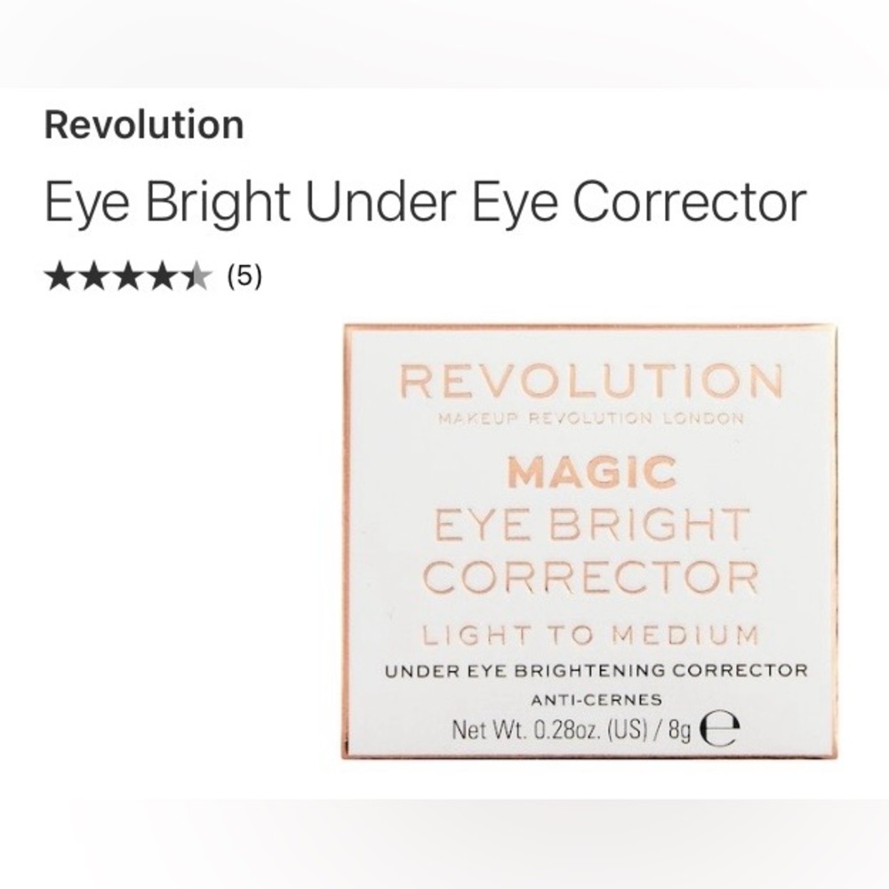 Magic Eye Brightener Corrector -light to medium